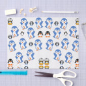 Decoratief tissuepapierpinguïns tissuepapier (Craft)