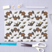 Decoratief tissuepapiervleermuizen halloween tissuepapier (Craft)