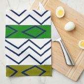 Decoratief Trendy Chevron Stripes Pattern Theedoek (Quarter Fold)