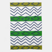 Decoratief Trendy Chevron Stripes Pattern Theedoek (Verticaal)