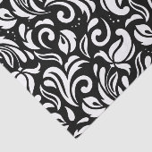 Decoratief Tulip Floral in het wit Tissuepapier (Detail)