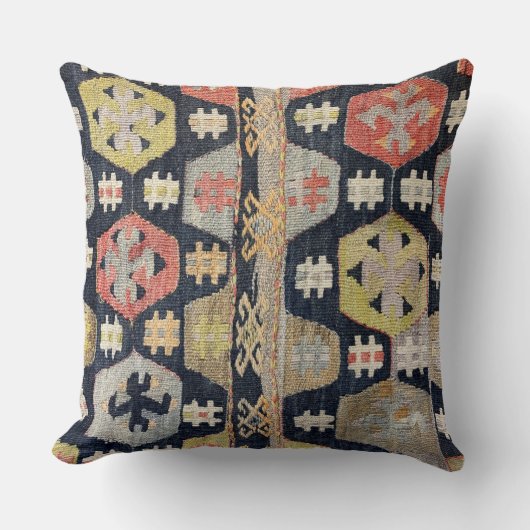 Decoratief Turks Kilim Cushion tapijtschelp Kussen (Voorkant)