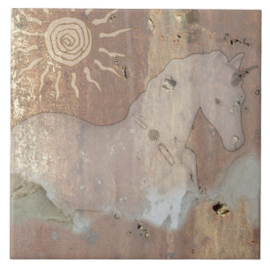 Decoratief Unicorn Tile Tegeltje
