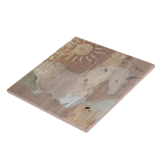 Decoratief Unicorn Tile Tegeltje (Zijkant)