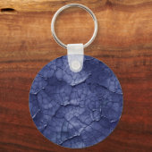 Decoratief Venetiaans masker op getextureerde donk Sleutelhanger (Achterkant)