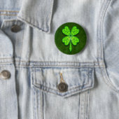 Decoratief Vier Leaf Clover Ronde Button 5,7 Cm (In situ)