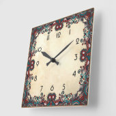 Decoratief Vierkante Klok (Hoek)