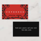 decoratief visitekaartje (Voorkant / Achterkant)