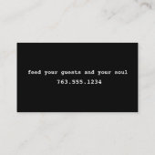 decoratief visitekaartje (Achterkant)