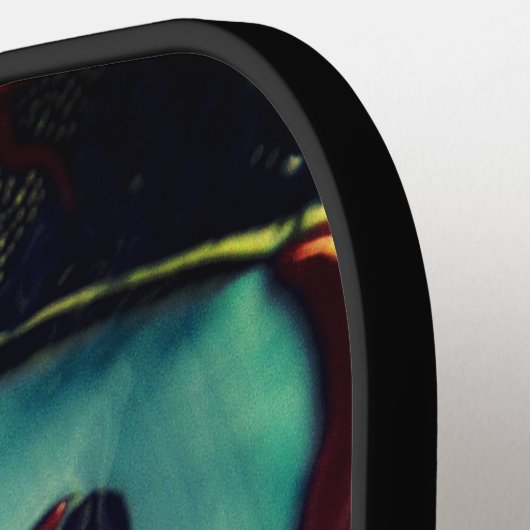 Decoratief vismozaïekkoi-ontwerp pickleball paddle (Links Detail)