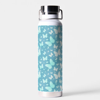 Decoratief vliegend vlinderontwerp waterfles