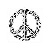 Decoratief Vredesbord Rubberstempel (Afrduk)