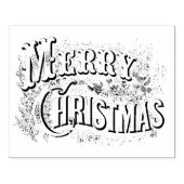 decoratief vrolijk kerstmis kleur me script rubberstempel (Afrduk)