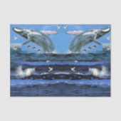 Decoratief weefsel dophins tissuepapier (Voorkant)