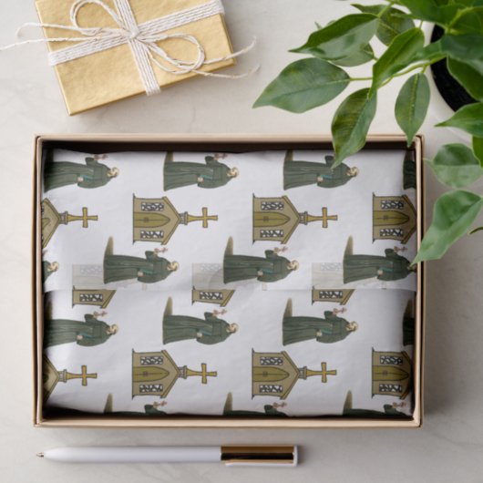 Decoratief weefselpapier Priest Tissuepapier (Geschenk)