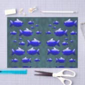 Decoratief weefselpapier Vis Tissuepapier (Craft)