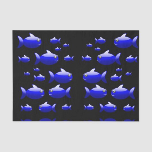 Decoratief weefselpapier Vis Tissuepapier (Voorkant)