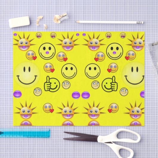 Decoratief weefselpapieren vlakken tissuepapier (Craft)