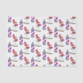 Decoratief weefselreet Barber Tissuepapier (Voorkant)