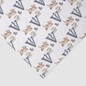 Decoratief weefselveearts tissuepapier (Detail)