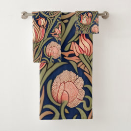  Decoratief William Morris Tulip Patterned Bad Handdoek