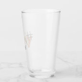 Decoratief wit & beige SLAG het dagglas Glas (Links)