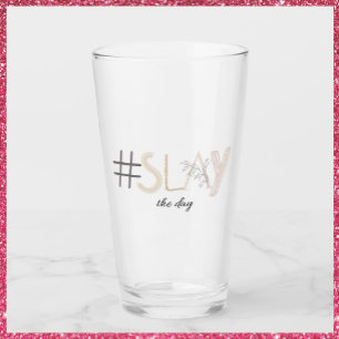 Decoratief wit & beige SLAG het dagglas Glas