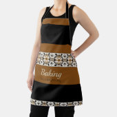 Decoratief wit flessengecentreerd patroon schort (Insitu)