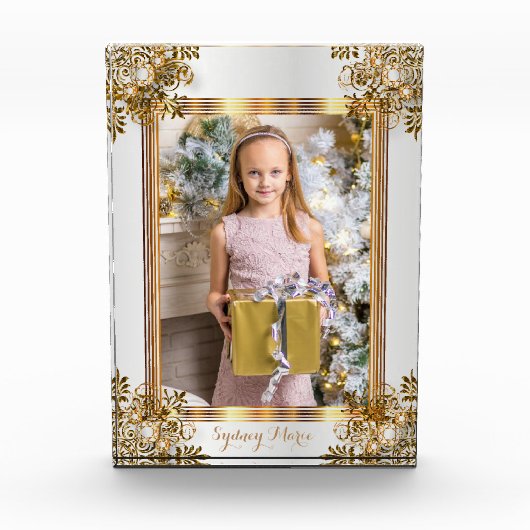 Decoratief Wit & Gold  - DIY Foto (Voorkant)