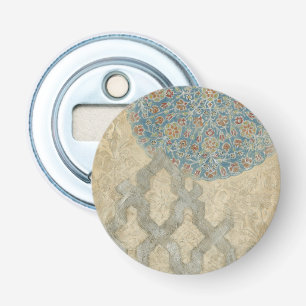 Decoratief zilver Bosbouw Button Flesopener