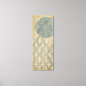 Decoratief zilver Bosbouw Canvas Afdruk (Voorkant)