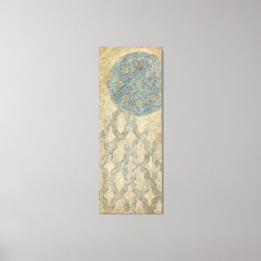 Decoratief zilver Bosbouw Canvas Afdruk (Voorkant)