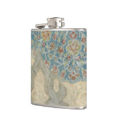 Decoratief zilver Bosbouw Heupfles (Links)