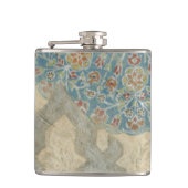 Decoratief zilver Bosbouw Heupfles (Voorkant)