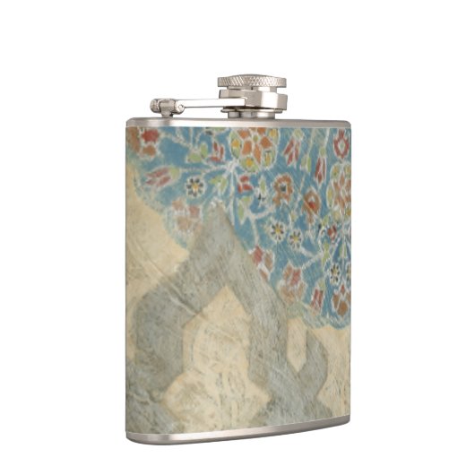 Decoratief zilver Bosbouw Heupfles (Rechts)