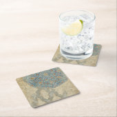 Decoratief zilver Bosbouw Kartonnen Onderzetters (Insitu)