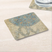 Decoratief zilver Bosbouw Kartonnen Onderzetters (Schuin)