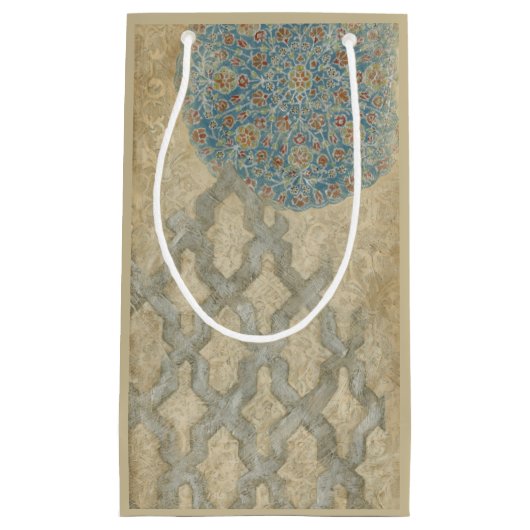 Decoratief zilver Bosbouw Klein Cadeauzakje (Voorkant)