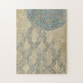 Decoratief zilver Bosbouw Legpuzzel (Verticaal)