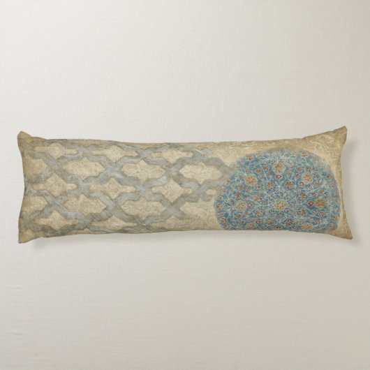 Decoratief zilver Bosbouw Lichaamskussen (Achterkant)