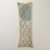 Decoratief zilver Bosbouw Lichaamskussen (Voorkant Verticaal)