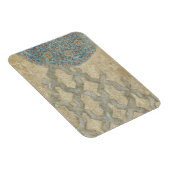 Decoratief zilver Bosbouw Magneet (Rechterzijde)