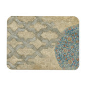 Decoratief zilver Bosbouw Magneet (Horizontaal)