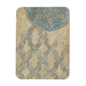 Decoratief zilver Bosbouw Magneet (Verticaal)