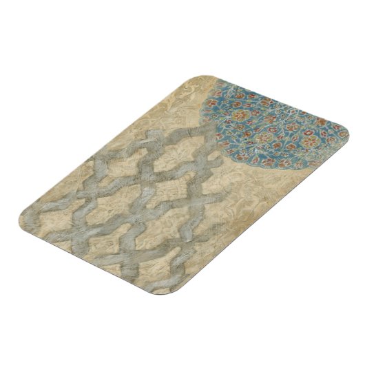 Decoratief zilver Bosbouw Magneet (Linkerzijde)