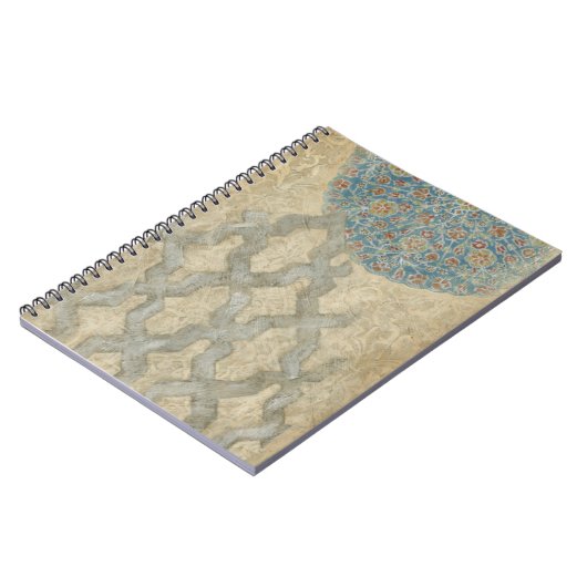 Decoratief zilver Bosbouw Notitieboek (Linkerzijde)