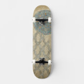 Decoratief zilver Bosbouw Skateboard (Voorkant)