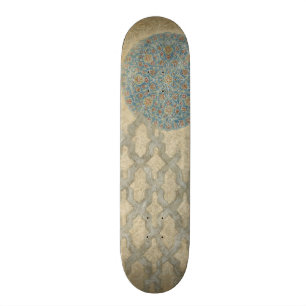 Decoratief zilver Bosbouw Skateboard
