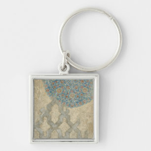 Decoratief zilver Bosbouw Sleutelhanger