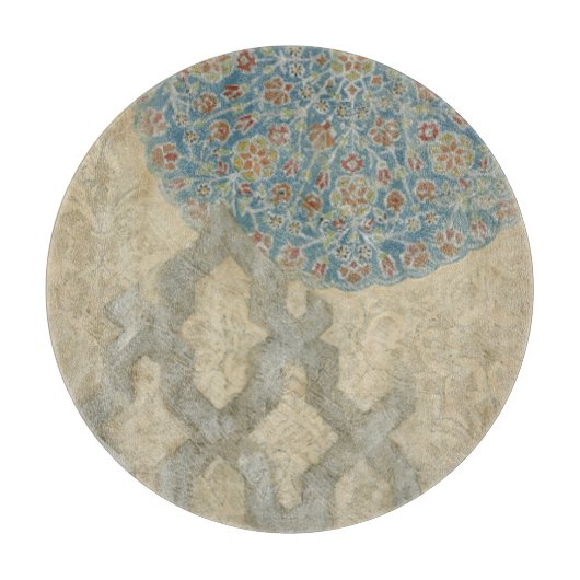 Decoratief zilver Bosbouw Snijplank (Voorkant)